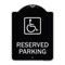 Signmission Reserved Parking HandicappedBlue Heavy-Gauge Aluminum Architectural Sign, 24" x 18", BS-1824-23158 A-DES-BS-1824-23158 - alternate 1